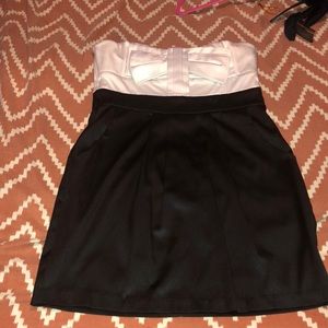 Mimi black and white dress made by love